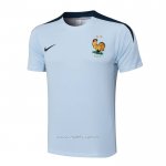 Camiseta de Entrenamiento Francia 2024-2025 Azul Claro