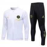 Chandal de Chaqueta del Paris Saint-Germain Jordan 2023-2024 Blanco