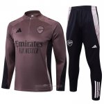 Chandal de Sudadera del Arsenal Nino 2024-2025 Gris Purpura