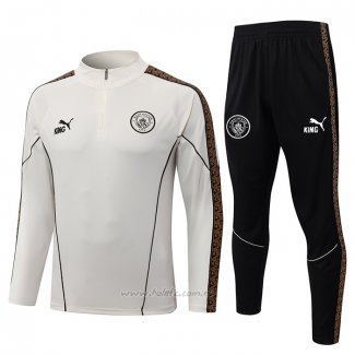 Chandal de Sudadera del Manchester City Nino 2026-2027 Crema