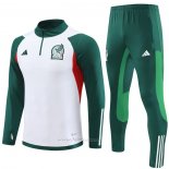 Chandal de Sudadera del Mexico Nino 2023-2024 Blanco