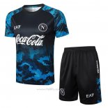 Chandal del Napoli Manga Corta 2024-2025 Azul - Pantalon Corto