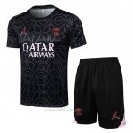 Chandal del Paris Saint-Germain Jordan Manga Corta 2024-2025 Negro - Pantalon Corto