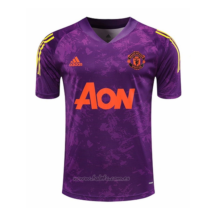 Comprar Camiseta de Entrenamiento Manchester United 2020-2021 Purpura - holafc.com.es
