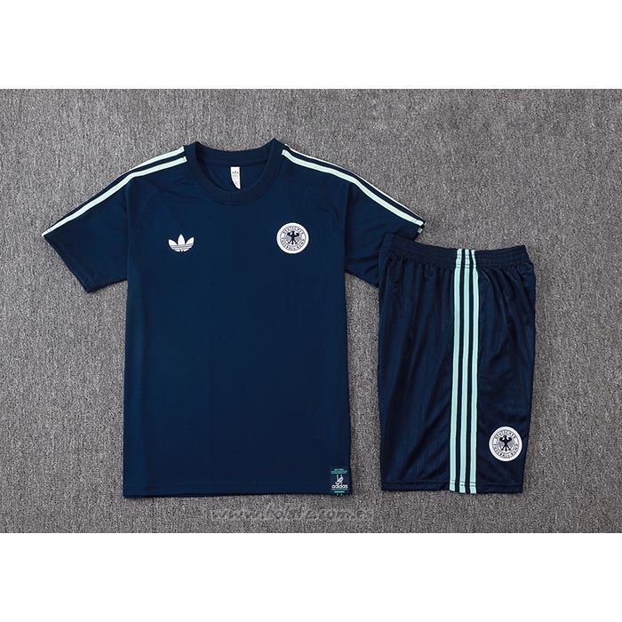 Chandal del Alemania Manga Corta 2026-2027 Azul - Pantalon Corto