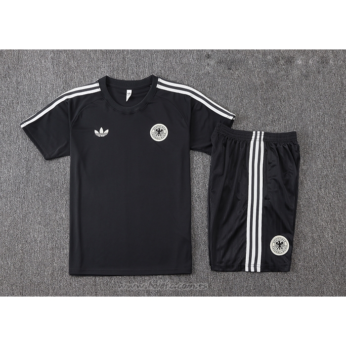 Chandal del Alemania Manga Corta 2026-2027 Negro - Pantalon Corto