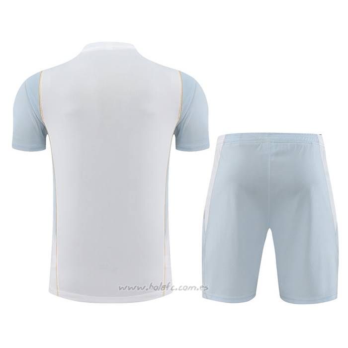Chandal del Argelia Manga Corta 2023-2024 Blanco - Pantalon Corto