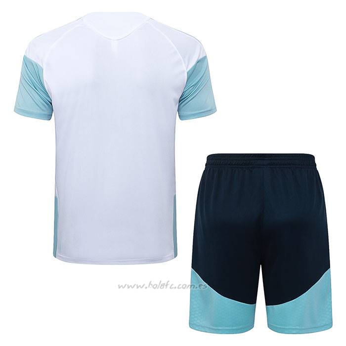 Chandal del Argentina Manga Corta 2025-2026 Blanco - Pantalon Corto