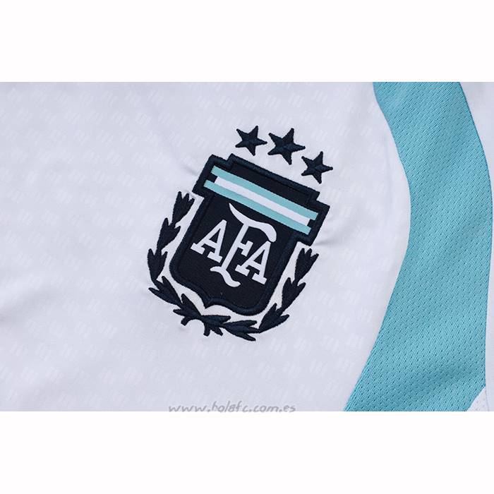 Chandal del Argentina Manga Corta 2025-2026 Blanco - Pantalon Corto