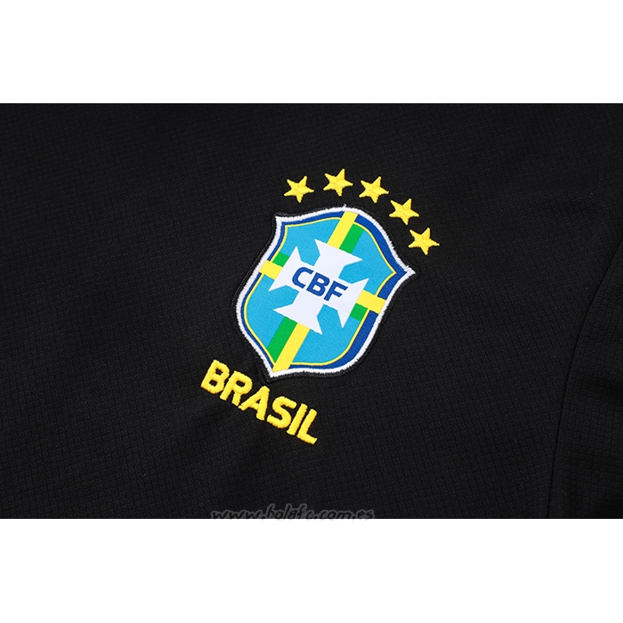 Chandal del Brasil Manga Corta 2026-2027 Negro - Pantalon Corto