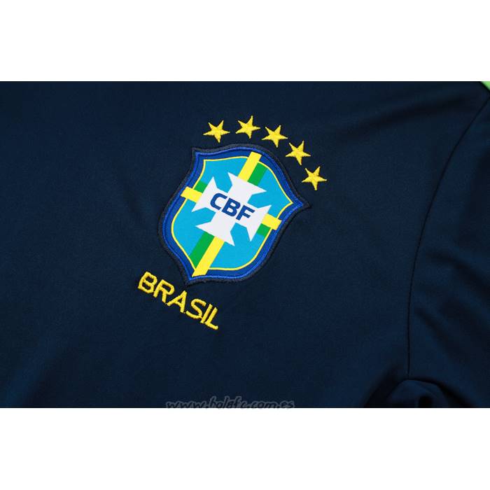 Chandal del Brasil Manga Corta 2024-2025 Azul - Pantalon Corto