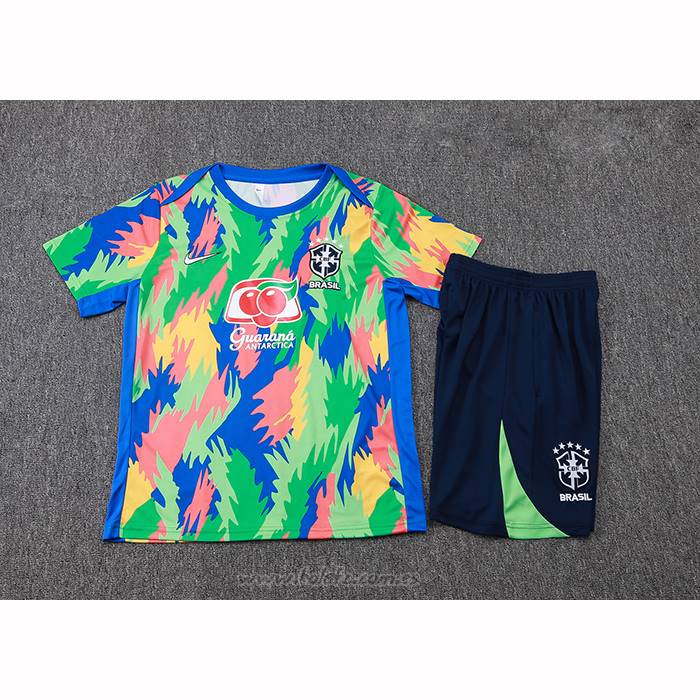 Chandal del Brasil Manga Corta 2025-2026 Camuflaje - Pantalon Corto