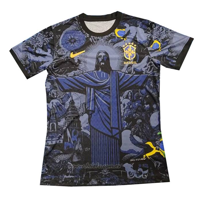 Camiseta Brasil Jesus 2024-2025 Tailandia