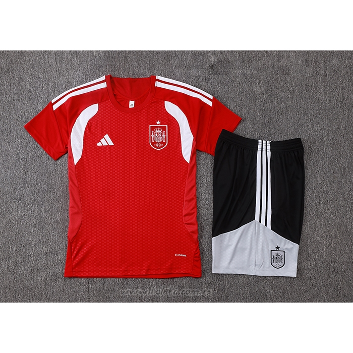 Chandal del Espana Manga Corta 2026-2027 Rojo - Pantalon Corto
