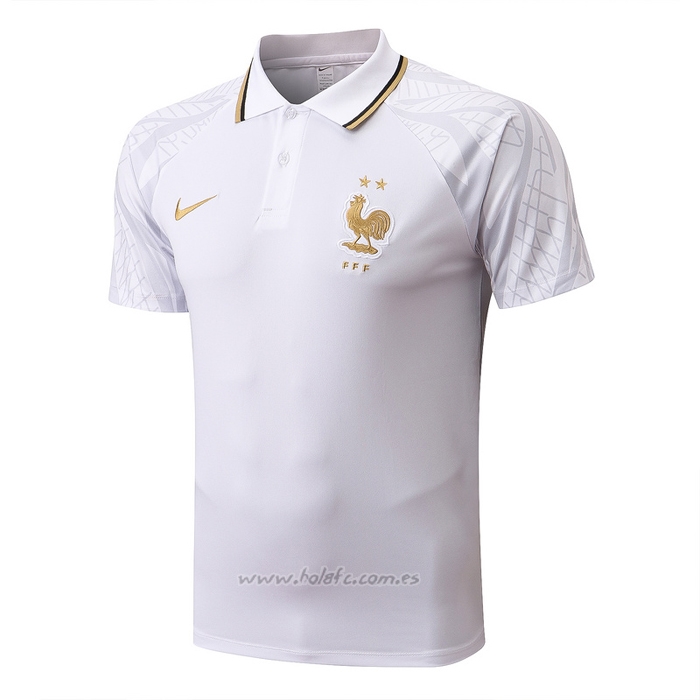 Camiseta Polo del Francia 2022-2023 Blanco