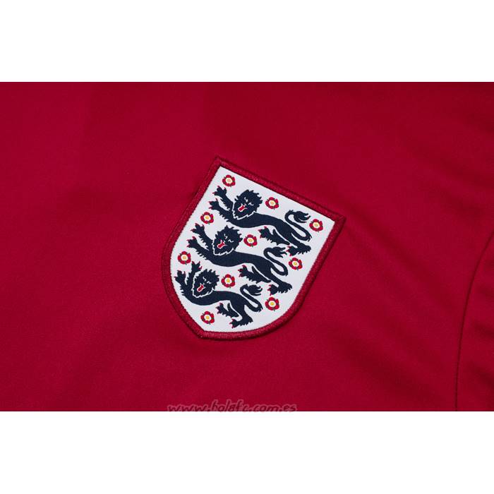 Chandal del Inglaterra Manga Corta 2024-2025 Rojo - Pantalon Corto