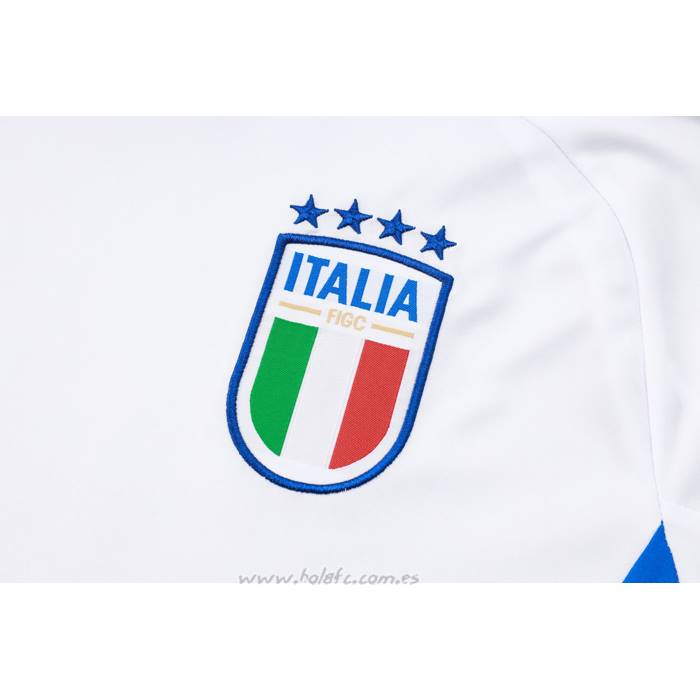 Chandal del Italia Manga Corta 2024-2025 Blanco - Pantalon Corto