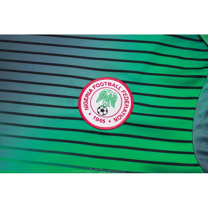 Chandal del Nigeria Manga Corta 2024-2025 Gris Verde - Pantalon Corto