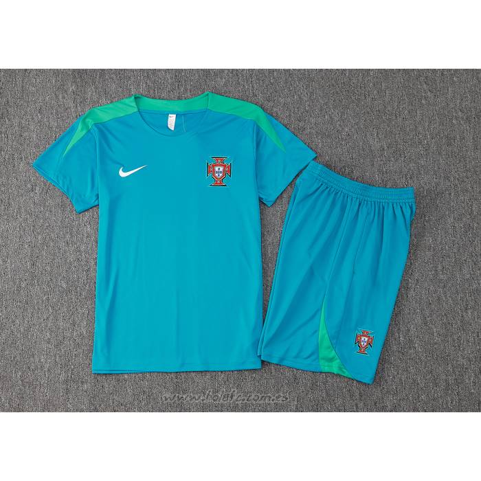 Chandal del Portugal Manga Corta 2024-2025 Verde - Pantalon Corto