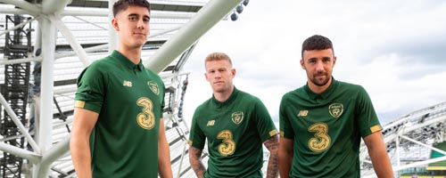 camiseta de futbol Irlanda barata